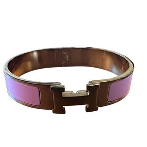 Hermes Pink  Bracelet